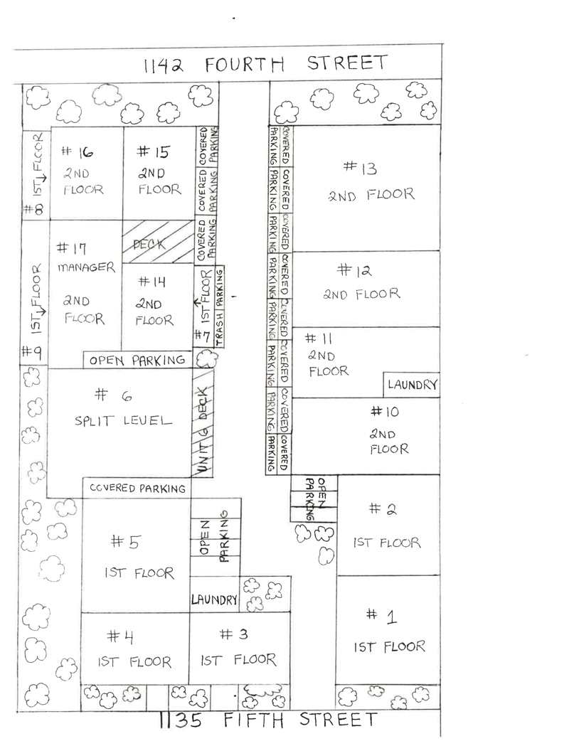 1128 4th Street Monterey Property Map