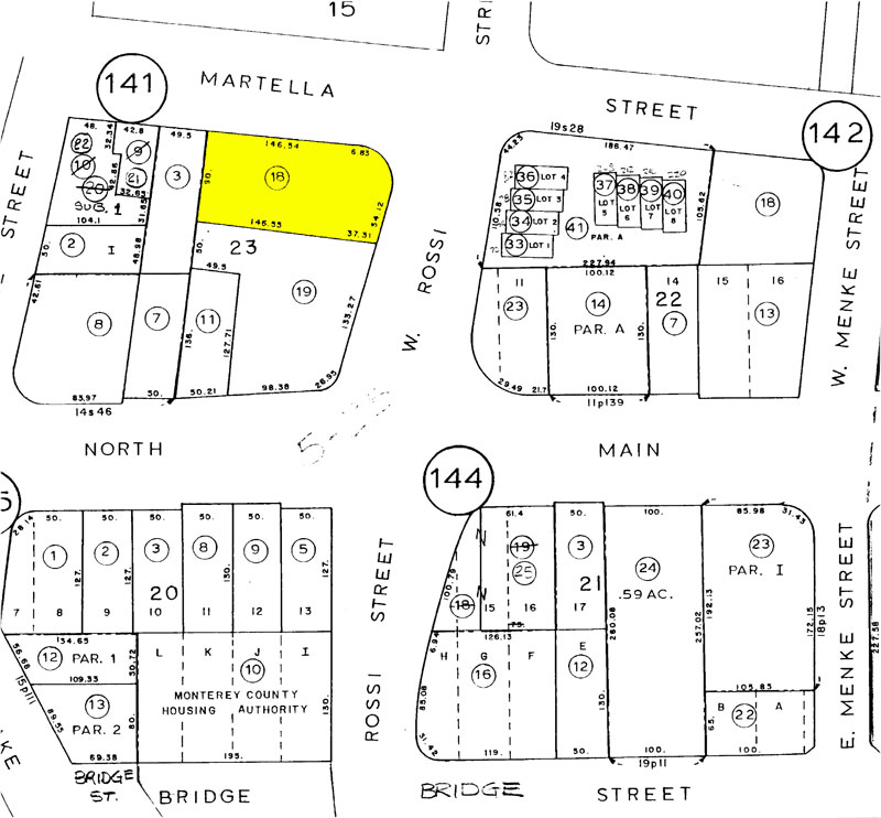 122 126 130 Martella Street Parcel Map