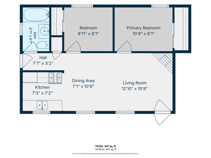 126 A Martella Street Duplex Floor Plan