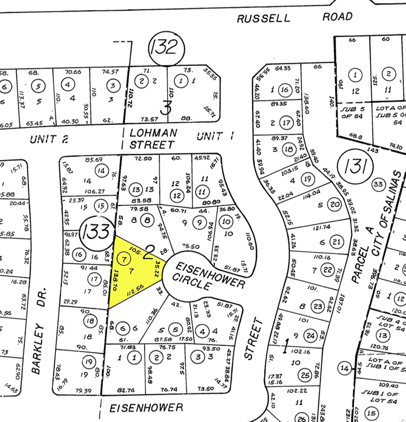 18810 Eisenhower Circle Parcel Map