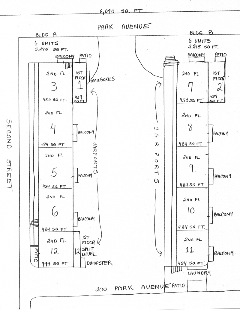 200 Park Avenue Monterey Property Map