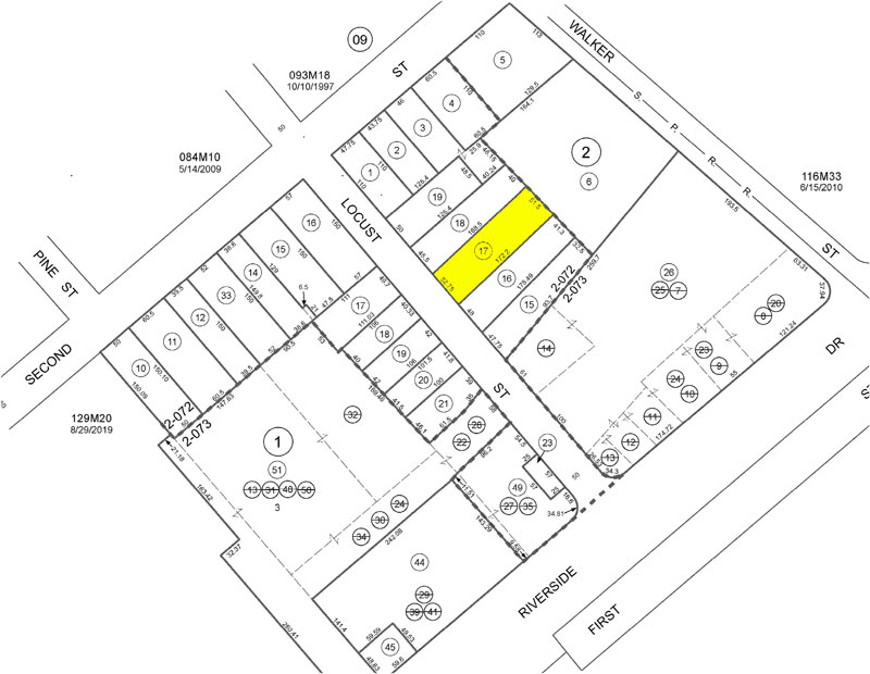 236 Locust Street Marina Parcel Map