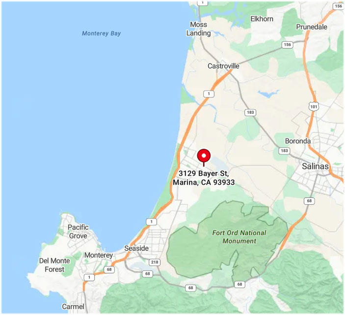 3129 Bayer Street Marina Area Map