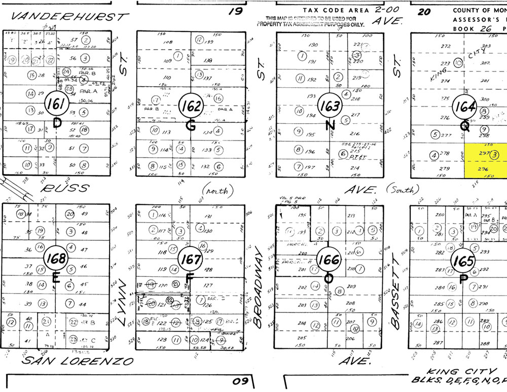 430 Pearl Street Plot Map