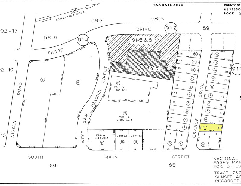 6 Orange Drive Salinas Plot Map