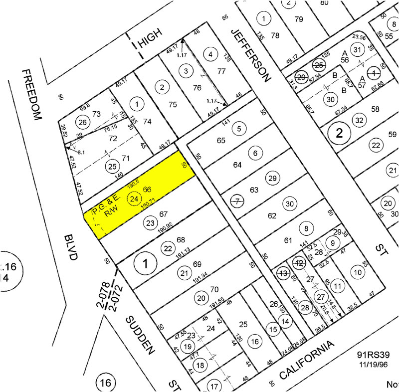 846 Freedom Blvd Watsonville Parcel Map