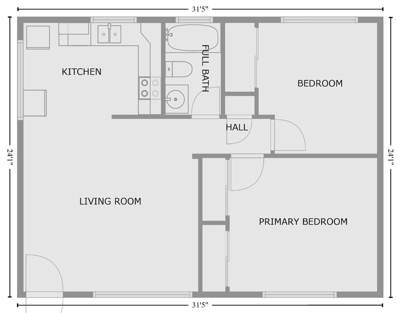 951 Nash Road Duplex Floorplan