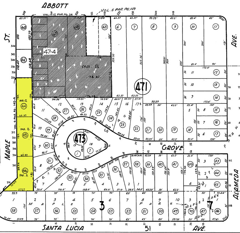 Maple Manor Apartments Salinas Plot Map
